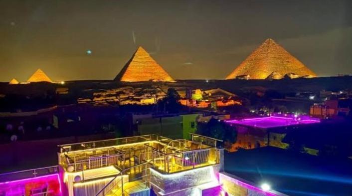 Topaz Pyramids View Inn Kafret el-Gabal エクステリア 写真